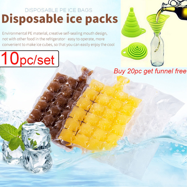 Disposable Ice Cube Bag Ice Tray Bag Ice Cube Mold Tray Self