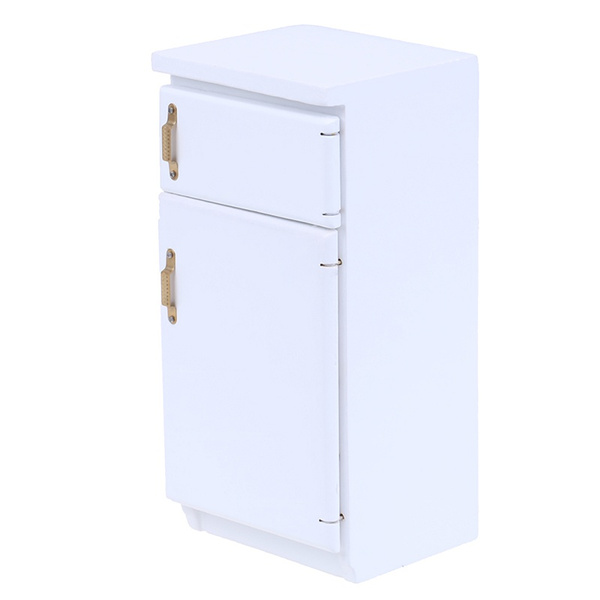 wooden toy fridge freezer