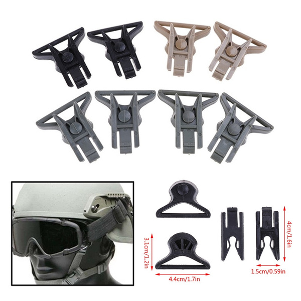 Tactical Goggle Swivel Clips Glasses Buckle For Fast Helmet Accessory TooRSZ8 