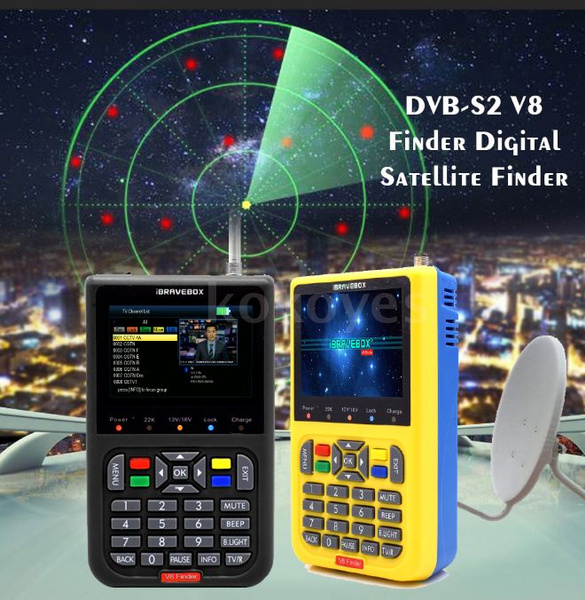 NEW Professional DVBS2 V8 Finder Digital Satellite Finder With 3.5