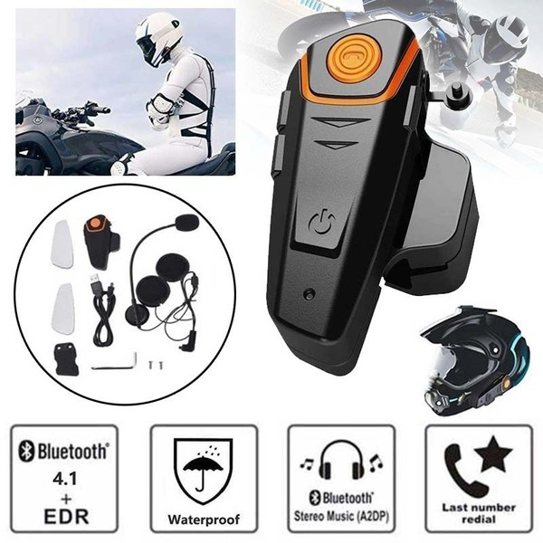 Waterproof BT S2 Multi BT Interphone 1000M Motorcycle Bluetooth