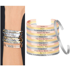 Gifts For Her, Jewelry, handstampedbracelet, skinnycuffbracelet