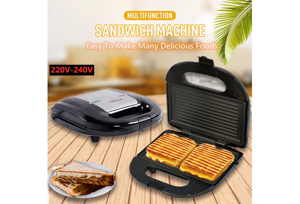 SOKANY GRILL Maker Electric Grill Nonstick Grid Sandwich Panini Maker  Griddle