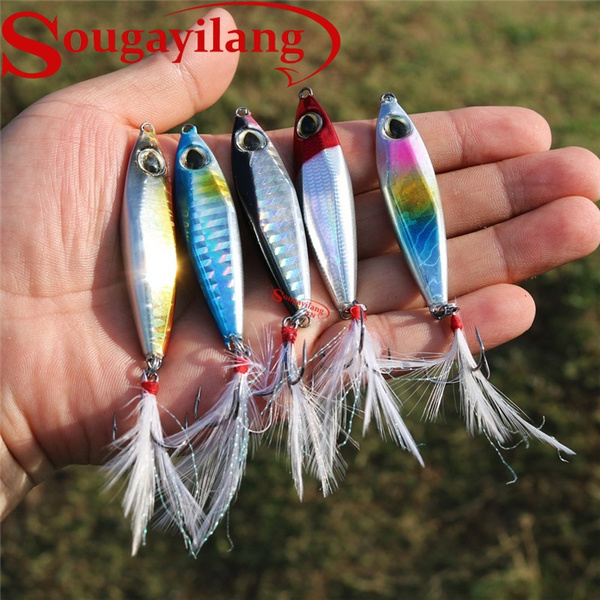 10,4 g LENPABY 5 pezzi Kit da pesca per trote 4,5 cm 10,4 g LENPABY 5 pezzi Kit da pesca per trote 4,5 cm