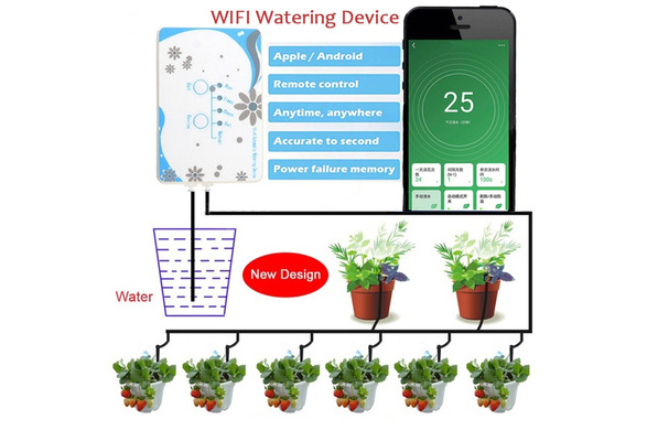 Automatic DIY Watering Irrigation System Sprinkler Mirco Drip+Wifi Control Timer 