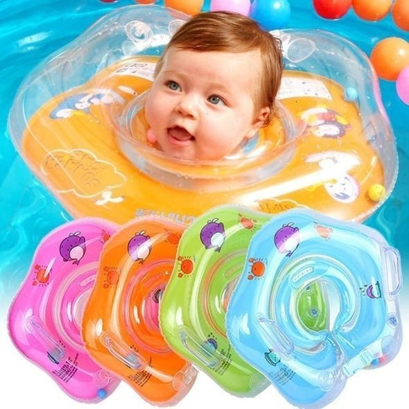 Baby Infant Swimming Pool Bath Neck, Baby Bathtub Neck Float