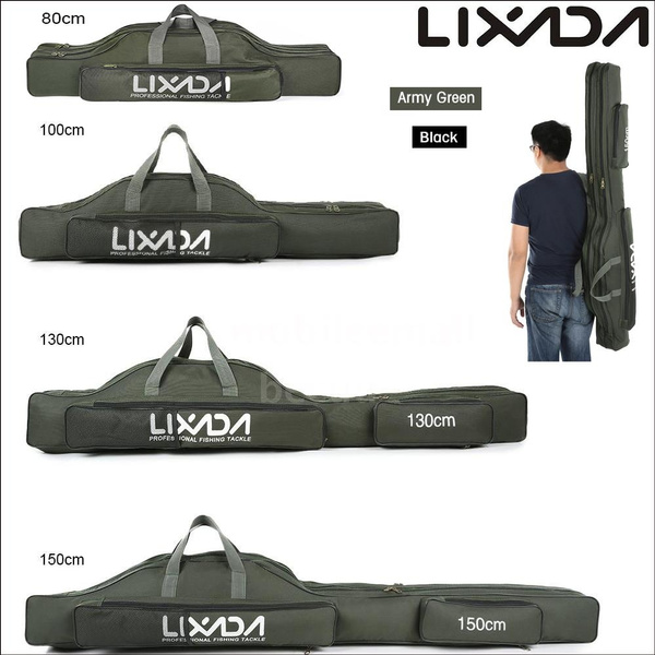 Lixada 100cm/130cm/150cm Fishing Bag Portable Folding Fishing Rod Reel Bag X1I4 