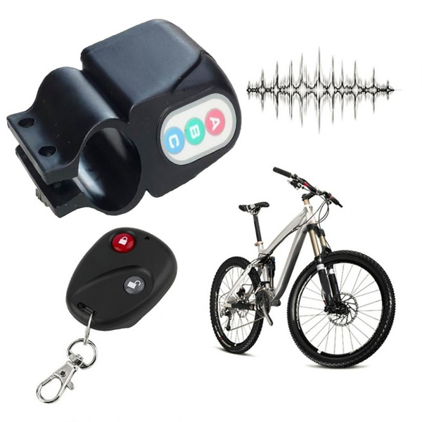 Remote Cnotrol Bicycle Bike Alarm Alerter Antitheft Super Loud Rainproof Burglar