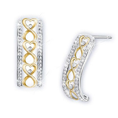 Sterling, earrings jewelry, DIAMOND, Jewelry