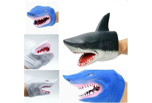 blue shark puppet