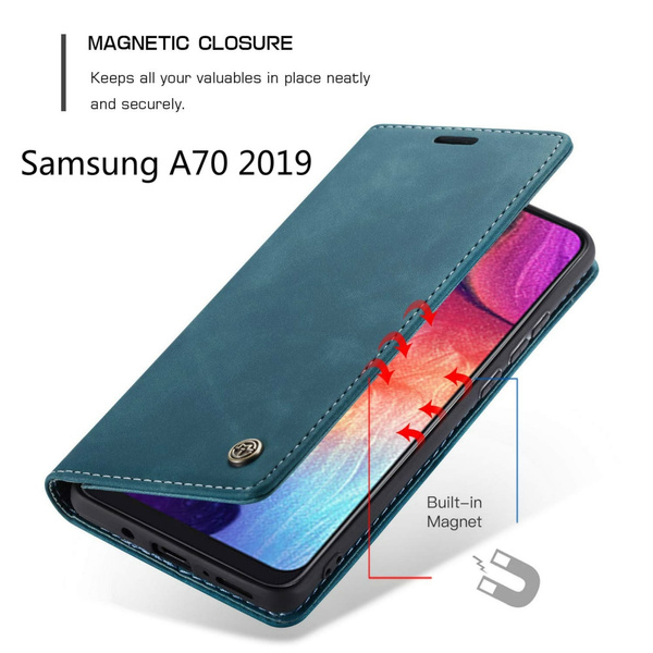 egyptisk mindre titel Samsung Galaxy A70 (2019) Wallet Case Cover, Magnetic Stand View Premium  Cowhide Leather Flip Cover Purse Book Style with ID &amp; Credit Card Slots  Pockets for Samsung Galaxy A50 /A70/A40/A30/A20/A10 | Wish