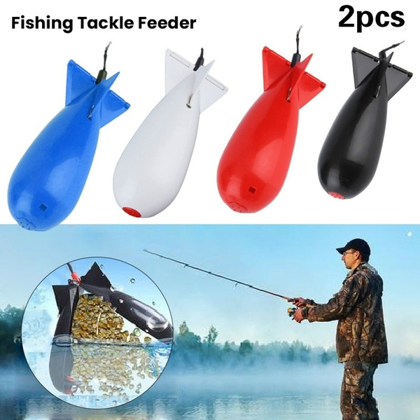 5pcs Fishing Lure Rocket Fishing Tackle Rocket Float Container Attract  Nesting Bait Feeder Float Thrower Fishing Accessories - AliExpress
