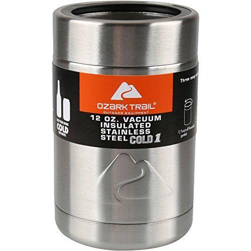 Ozark Trail 83-463 12Oz. Double Wall Can Cooler Cup, Silver Top