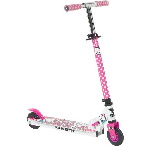 Dynacraft Hello Kitty 2 wheel inline Metal Folding scooter for kid children girl Wish