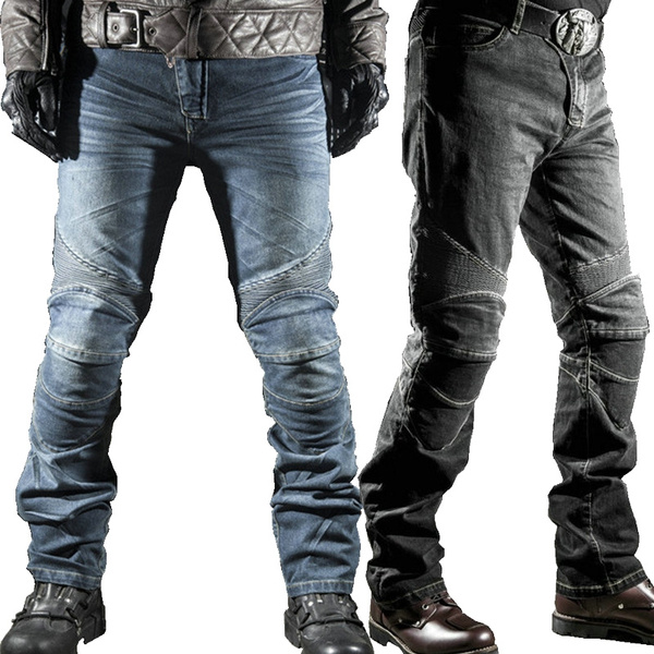 Mens jeans Motorcycle jeans riding on the road Fall jeans four-piece  Protection Distribution