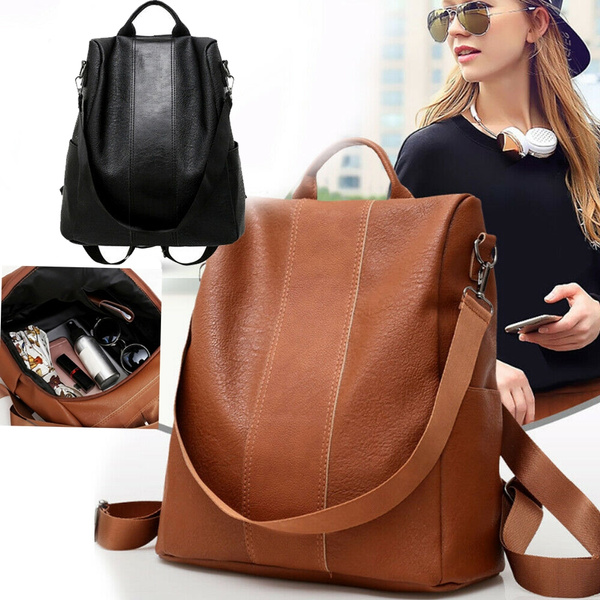 Women's Vintage Backpack Travel Leather Handbag Rucksack Shoulder School Bag New 