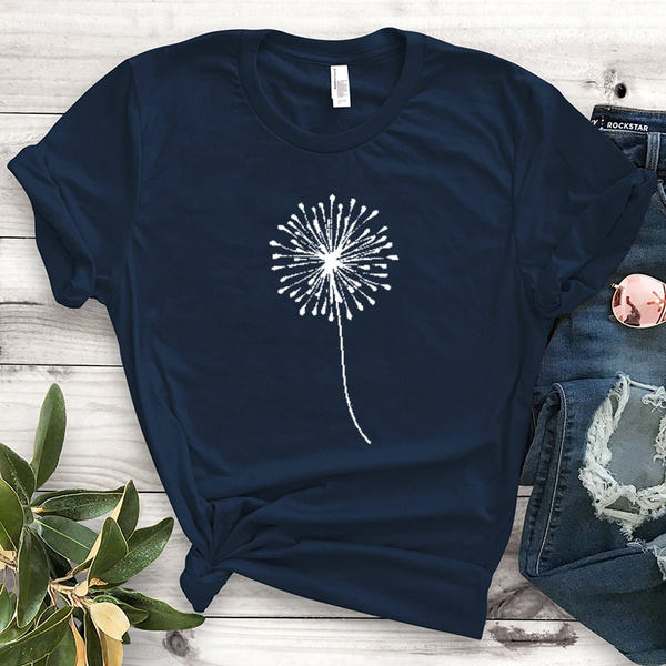 3D Printed T-Shirts from Dandelion Flight of Seeds Fly The Wind Light Pleasant Te Short Sleeve Tops Tees 