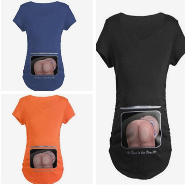 Funny Pregnant Maternity Mother Women Summer T Shirts Pregnant Mom Cute  Shirt Pregnancy Tshirt T Shirt Clothes Plus Size