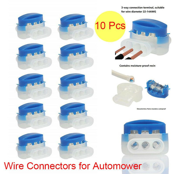 Wire Connectors for Automower Husqvarna Lawn Mowers Outdoor Garden Pack of 10 