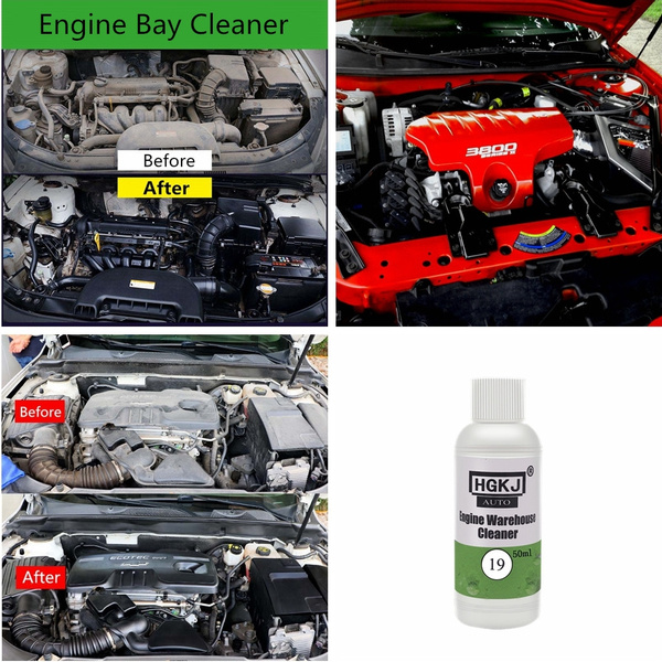 HGKJ Engine Bay Clean Auto Engine Motor Detail Remove Dirt,Oil Grease  Decontamination Car Engine Room Cleaner