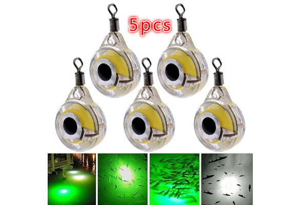 25Pcs Flash Fishing Light LED Deep Drop Underwater Squid Strobe Bait Lure Lamp