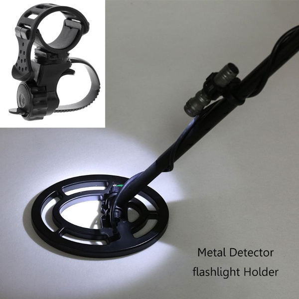 Metal Detector Pinpointer Mount Flashlight Holder Suitable Underground Detectors 