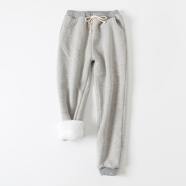 Womens Winter Warm Sports Sweat Pants 