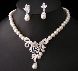 Fashion, earringsnecklaceset, Jewelry, Bridal Jewelry Set