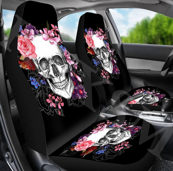 Skull car deals seat covers