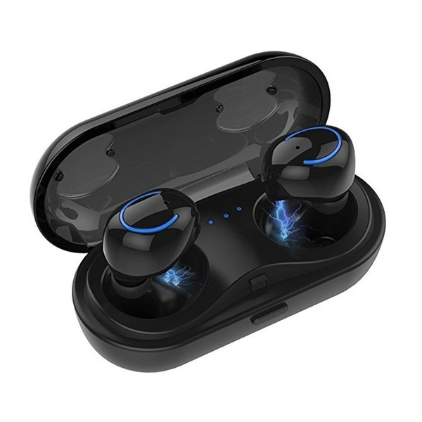 HBQ Q18 Wireless Earbuds Stereo Bluetooth Headphones Mini Earphone Music  Headset Built-in HD Mic and Charging Case