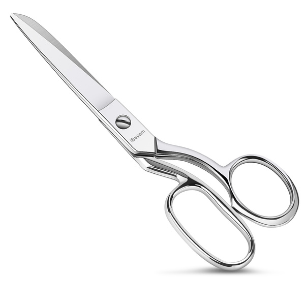 Fabric Scissors, Professional Heavy Duty Craft Tailor Scissors for Fabric  Cutting, All Metal Stainless Steel Shears for Sewing Products School