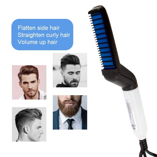 mens straightening hair brush