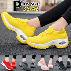 2019 Women Fashion Casual Shoes Lightweight Sneakers Breathable Sport Shoes Outdoor Running Shoes Tennis Shoes Plus Size