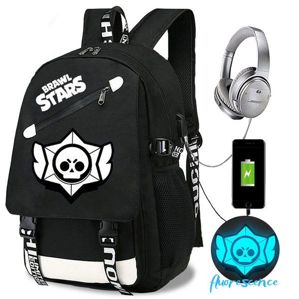 Completely New Brawl Stars School Bag With Usb Charging Port Durable Backpack For Elementary Student Luminous Canvas Large Capacity Backpack Mochilafor Teenagers Boys Girls Wish - comprar mochila escolar brawl stars