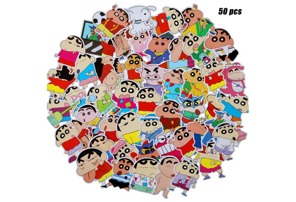 New 50 Pcs/set Crayon Shin-chan Different Patterns Graffiti