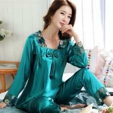 pajamaset, Fashion, sexy pajamas for womens, silksleepwearforwomen