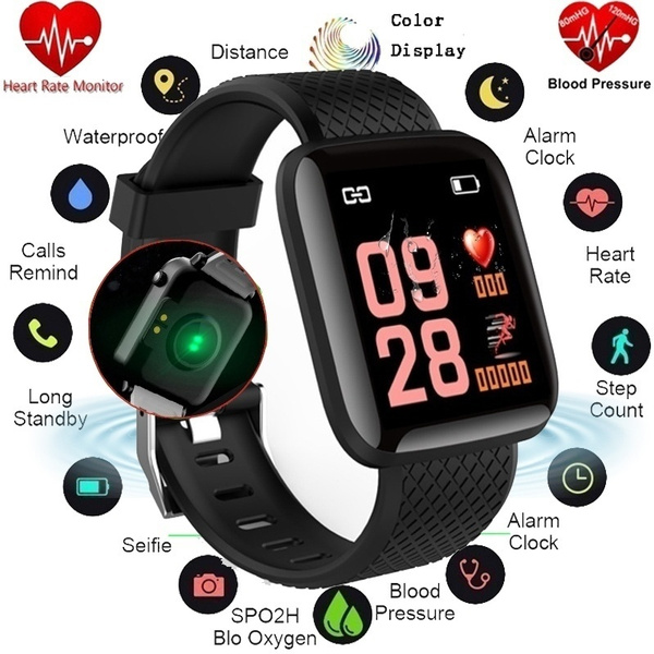 116PLUS Bluetooth Smart Watch 1.3inch TFT Color Screen IP67 Waterproof  Sport Heart Rate Monitor Fitness Color Screen Activity Tracker Smartwatch  Sport For Android IOS | Wish