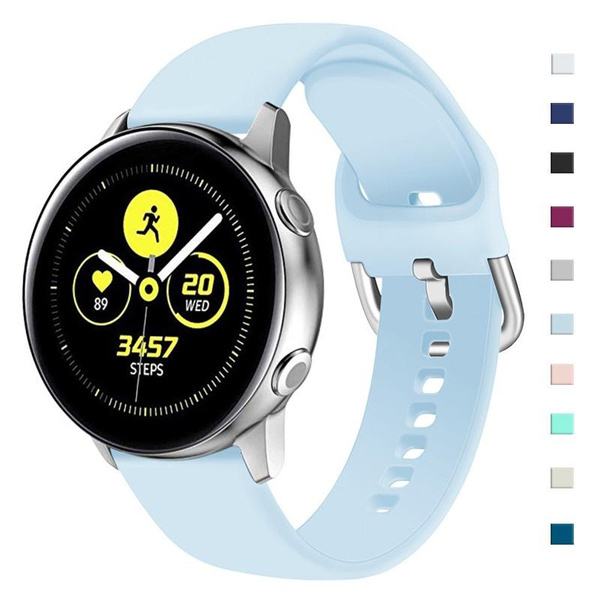 Band for Samsung Galaxy Watch3 41mm/Active 2 40mm 44mm, Soft Silicone  Replacement Sport Strap | Wish