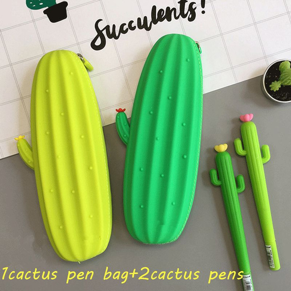 Creative Fruit And Vegetable Shape Silicone Pencil Case