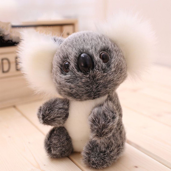 charaHOME Koala Bear Stuffed Animal Plush Toy 10 Gifts for Kids Grey White Soft Cuddly 