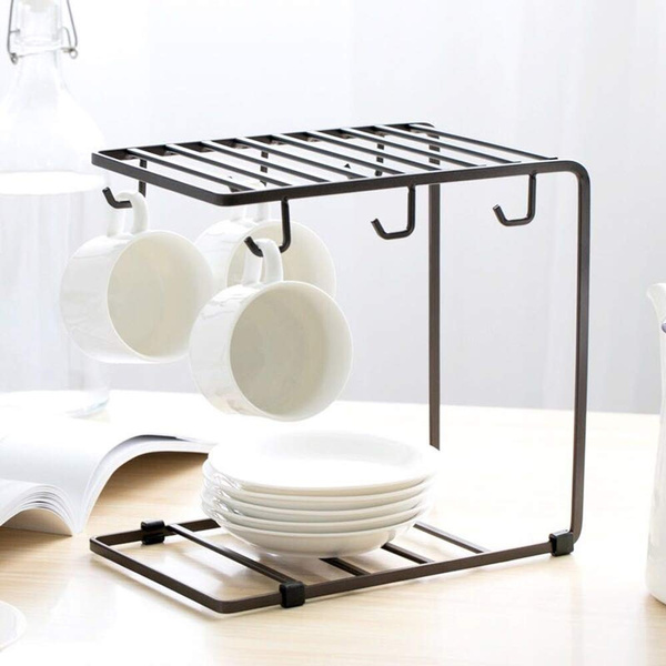 Multifunction Drying Rack Stainless Steel Kitchen Cup Holder