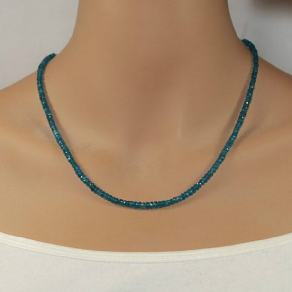 Apatite deals bead necklace