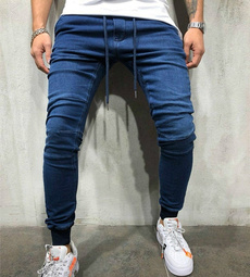 men's jeans, trousers, explosions, Casual pants