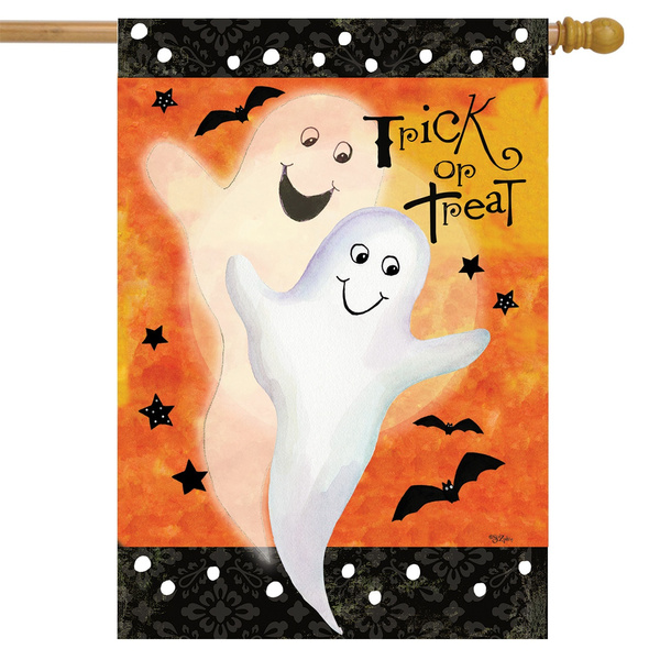 Ghost Duet Halloween House Flag | Wish