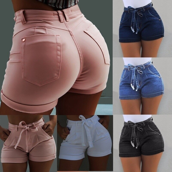 short jeans pants for ladies