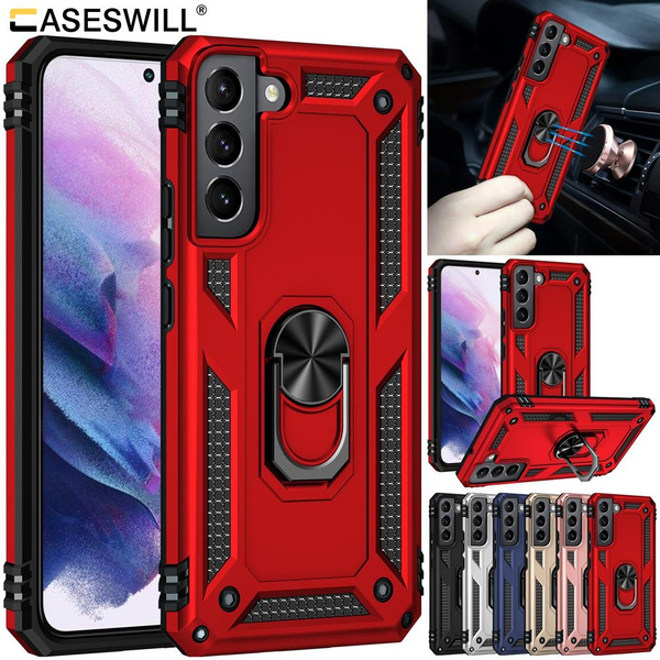 Caseswill® Shockproof Protective Case with Magnetic Ring Kickstand For  iPhone 15 14 Plus 13 12 11 Pro Max / Samsung Galaxy S24 S23 S22 S21 S20 FE  Note20 Ultra A05 A05S A15