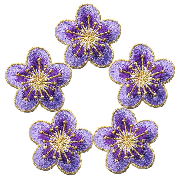 Embroidery Flower Iron on Patches 