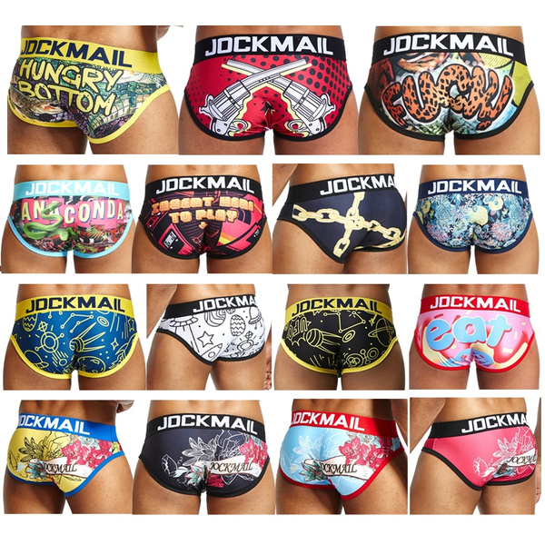 15Styles Lovely Cartoon Print Mens Boys Adult Underwear Printed Bulge Boxer  Briefs Homme Comfortable Low-rise Sexy Shorts Underpants