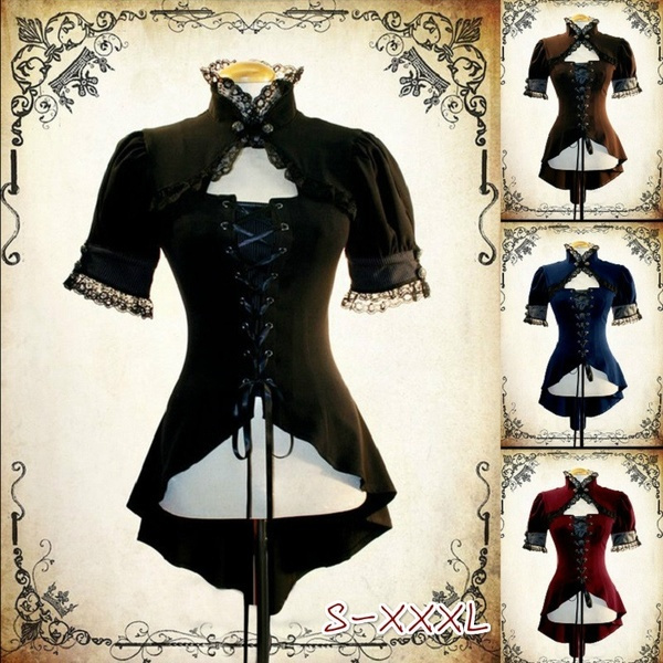 blusa estilo medieval