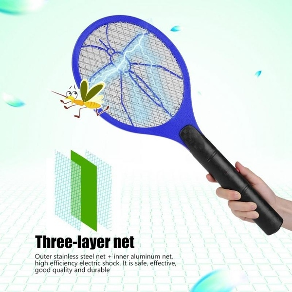 Pest Repeller Summer Bug Zapper Racket Fly Swatter Electronic Mosquito Killer 